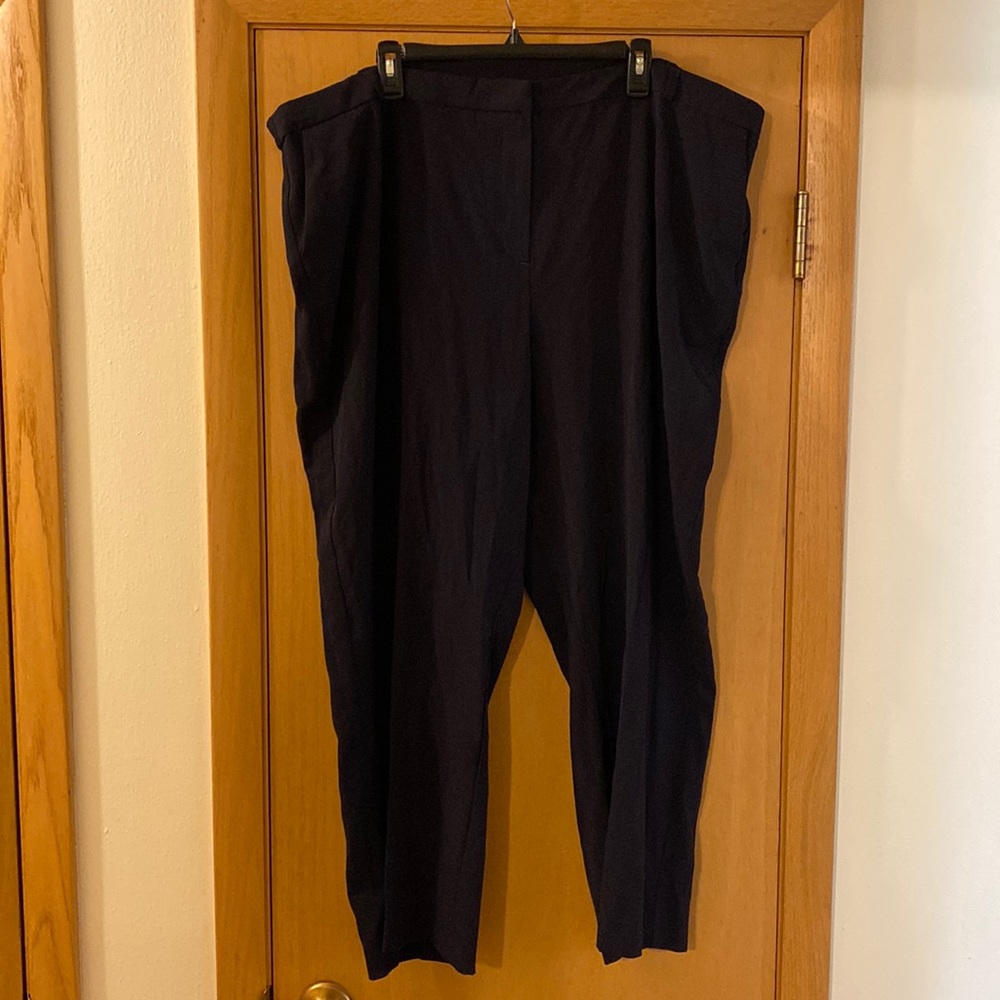 Anthology Dress Pants Trousers Navy Blue Plus Size 26